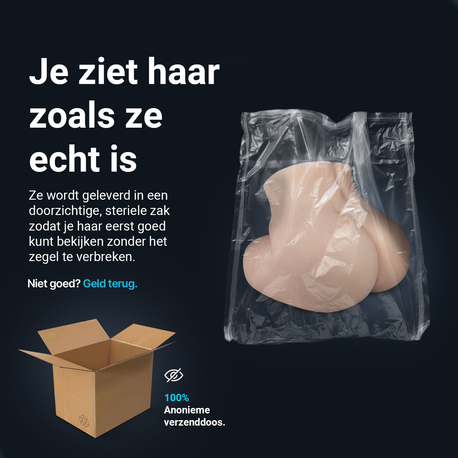 Sekspop - Billen - 10kg - 31cm - Jessica