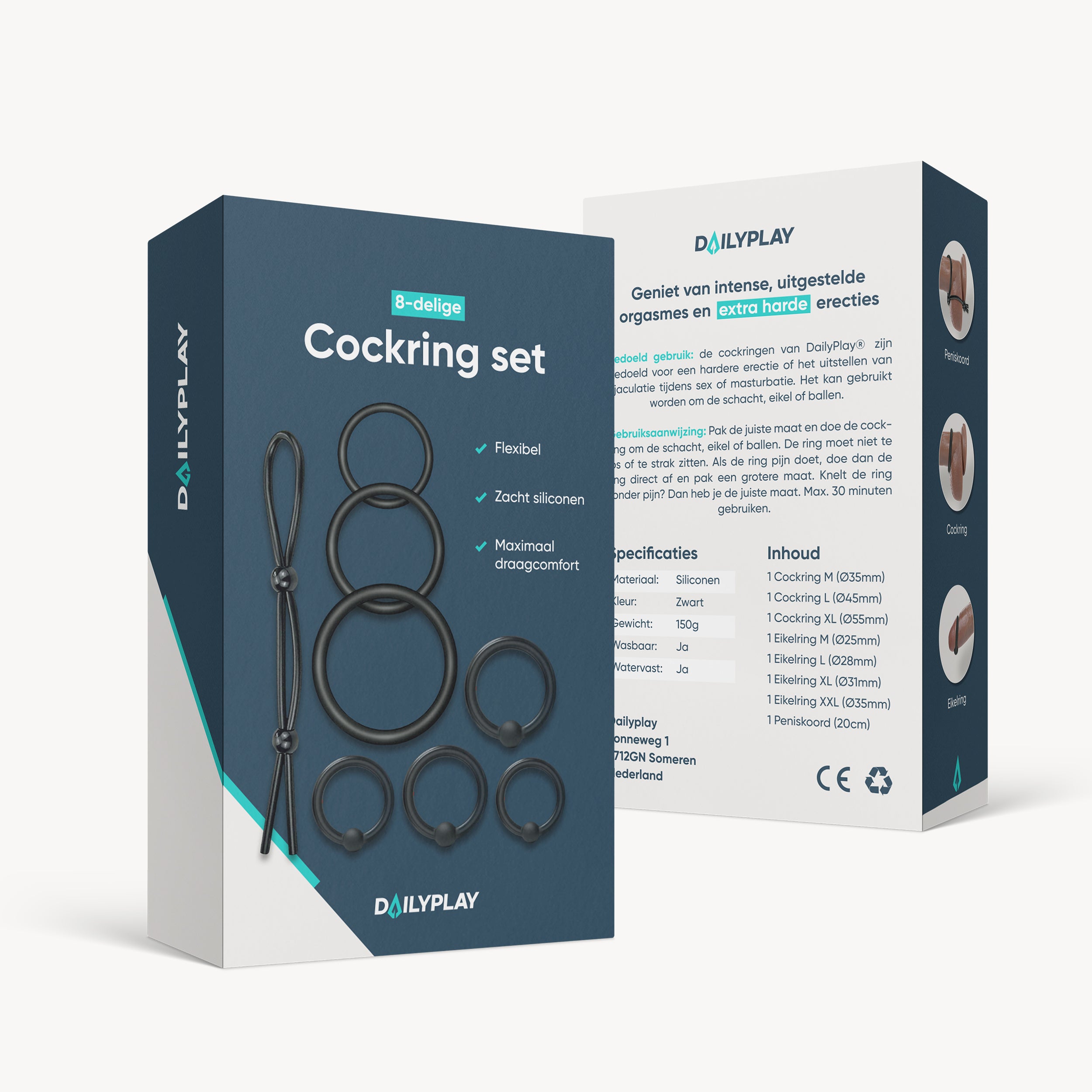 Cockringen doos, sex toys voor mannen