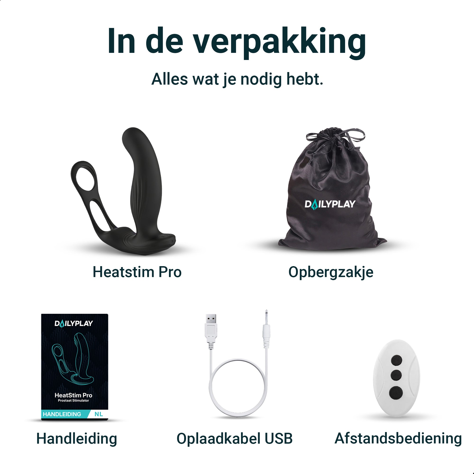 Heatstim - Prostaat Vibrator met Warmtefunctie
