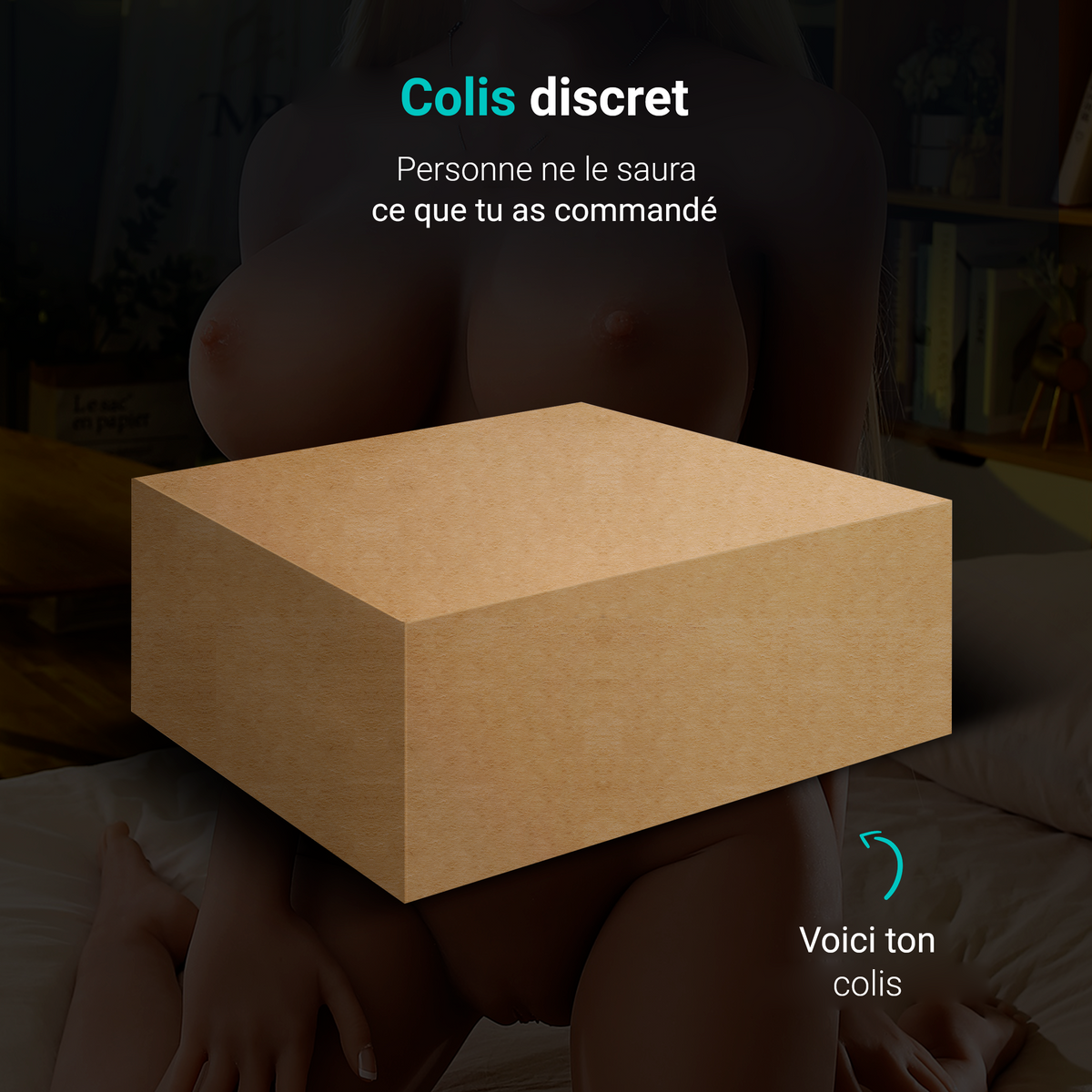 Boîte de la poupée sexuelle Kim