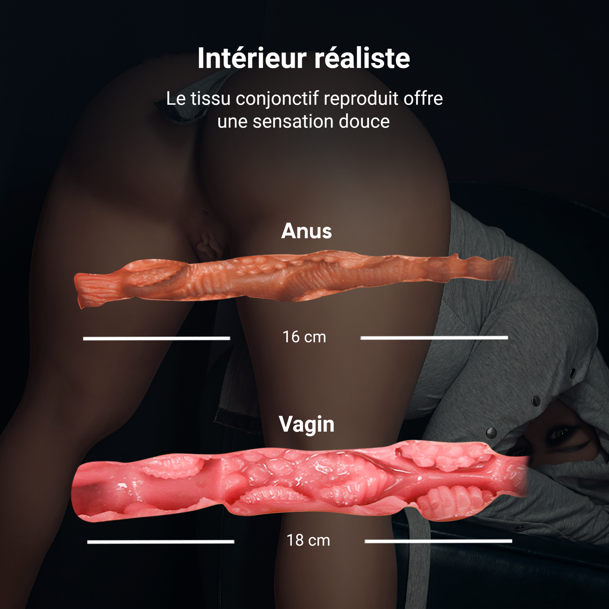 Détails d'Eva, poupée sexuelle pour homme