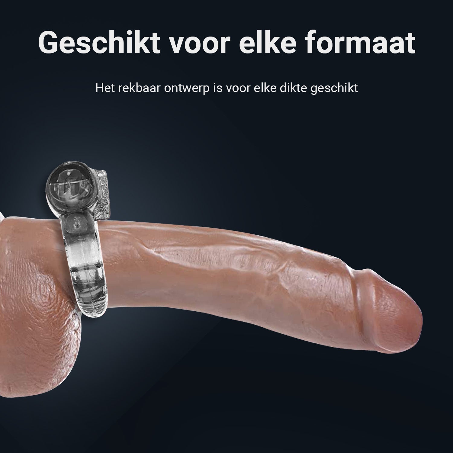 Vibrerende Cockring met Clitoris Stimulator